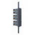 Lucek Placa con Apagador BP10-CNN, 3 Interruptores, 250V, 16A, Cristal Negro - Imagen adicional 1