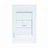 Lucek Placa de Pared BP17-KB, RJ-11, 1 Puerto, Blanco  1