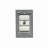 Lucek Placa de Pared BP18-CDM, Coaxial, 1 Puerto, Cristal Dorado - Imagen adicional 1