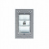 Lucek Placa de Pared BP18-KB, Coaxial, 1 Puerto, Blanco - Imagen adicional 1