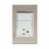Lucek Tomacorriente BP19-CDM, 1 Enchufe + 2 Apagadores, 110 - 250V, 15A, Oro/Marfil  1