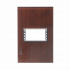 Lucek Placa de Pared PP010-KMN, 1 Puerto, Nuez  1