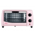 Lucky Horno Eléctrico KUKI-ROSA, 800W, 250 °C máx, Rosa