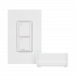 Lutron Kit de Interruptor de Luz Inteligente Caséta, Compatible con Google Assistant y Alexa, Blanco  2