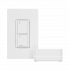 Lutron Kit de Interruptor de Luz Inteligente Caséta, Compatible con Google Assistant y Alexa, Blanco  2