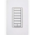 Lutron Apagador Inteligente RRD-W6BRL-WH, 6 Botones, 120V, Blanco  1