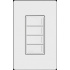 Lutron Teclado Inteligente Seetouch RRSTW4BWH, Inalámbrico, Blanco  1