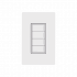 LUTRON Placa con Apagador RRSTHN4BSW, 4 Interruptores, 127V, 10A, Blanco