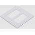 Lutron Placa para Pared SC2SW, 2 Puertos, 1 Pieza, Blanco - Imagen adicional 1