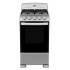 Mabe Estufa y Horno de Gas de 20'' EM5030BAIS1, 4 Quemadores, Gris/Negro  1