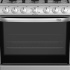 Mabe Estufa y Horno de Gas 30" EM7620BAIS2, 6 Quemadores, Plata/Negro  5