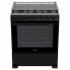 Mabe Estufa y Horno de Gas 30" EM7656CFIN0, 6 Quemadores, Negro  1
