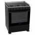 Mabe Estufa y Horno de Gas 30" EM7656CFIN0, 6 Quemadores, Negro  2
