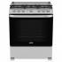 Mabe Estufa y Horno de Gas de 30" EMH7602JS0, 6 Quemadores, Plata  1