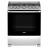 Mabe Estufa y Horno de Gas 30" EMH7602JSS0, 6 Quemadores, Negro/Plata  1