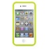 Macally Funda Protectora para iPhone 4/4s, Verde/Blanco  2