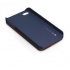 Macally Funda Protectora con Soporte Pop-Up para iPhone 4/4s, Azul/Naranja  1