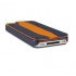Macally Funda Protectora con Soporte Pop-Up para iPhone 4/4s, Azul/Naranja  4
