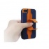 Macally Funda Protectora con Soporte Pop-Up para iPhone 4/4s, Azul/Naranja  6
