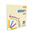 MAE Notas Adhesiva de 76.2 mm x 76.2 mm, 12 Blocks de 100 Hojas, 4 Colores Pastel