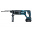 Makita Kit Rotomartillo de Batería con Percusión DHR241RFE, Inalámbrico, 18V, Azul/Negro ― incluye 2 Baterías 3Ah, Cargador y Maletín  2
