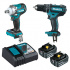 Makita Rotomartillo de Batería DLX2500T, Inalámbrico, Reversible, 18V   1