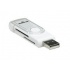 Manhattan Lector de Tarjetas 24 en 1, USB 2.0, Blanco