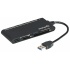 Manhattan Lector de Memoria 101653, 62 en 1, USB 3.0, Negro  5