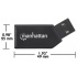 Manhattan Lector de Memoria USB 2.0, 24 en 1, 480 Mbit/s, Negro  3