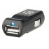 Manhattan Cargador USB PopCharge para Automóvil, USB 2.0, Negro  2