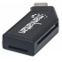 Manhattan Lector de Memoria 102001, MicroSD/SD/MMC, USB 2.0, 480 Mbit/s, Negro  4