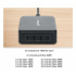 Manhattan Estación de Carga 102667, 4x USB-C, Gris  5