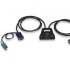 Switch Manhattan Mini KVM 151238, 2 Puertos PS/2  2