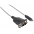 Manhattan Cable USB C Macho - Serial Macho, 45cm, Gris/Negro  2
