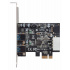 Manhattan Tarjeta PCI Express de 2 Puertos USB 3.0 de Súper Velocidad  3