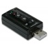 Manhattan Adaptador USB 2.0 a Tarjeta de Sonido 7.1 - Imagen adicional 1