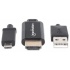 Manhattan Cable Micro USB 5-pin - HDMI, con USB A para Alimentación, Negro  4
