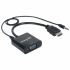 Manhattan Convertidor HDMI Macho - VGA Hembra, Negro  2