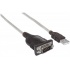 Manhattan Cable USB Macho - DB9 Macho, 1.8 Metros, Plata  2