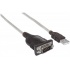 Manhattan Cable USB Macho - DB9 Macho, 1.8 Metros, Plata - Imagen adicional 1