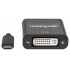 Manhattan Adaptador USB-C 3.1 Macho - DVI Hembra, Negro  3