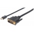 Manhattan Cable Mini DisplayPort 1.2 Macho - DVI-D Macho, 1080p, 60Hz, 1.8 Metros, Negro  1