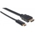 Manhattan Cable USB C Macho - HDMI Macho, 1 Metro, Negro  2