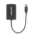 Manhattan Adapatador USB 3.0  Macho - SVGA Hembra, Negro  3
