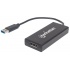 Manhattan Adaptador USB 3.0 A Macho - DisplayPort Hembra, Negro