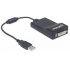 Manhattan Adaptador USB Macho - DVI Hembra, Negro  2