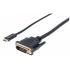 Manhattan Cable USB-C Macho - DVI Macho, 2 Metros   1
