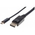 Manhattan Cable USB C Macho - DisplayPort Macho, 2 Metros, Negro  1