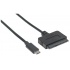 Manhattan Cable SATA Macho - USB 3.1 Macho, 25cm, Negro  2