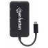 Manhattan Adaptador USB C - DisplayPort/DVI/VGA/HDMI, Negro  5